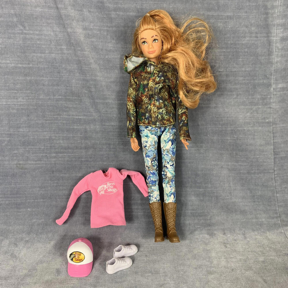 Bass Pro Shops Hunting Doll for Kids With Clothing Accessories